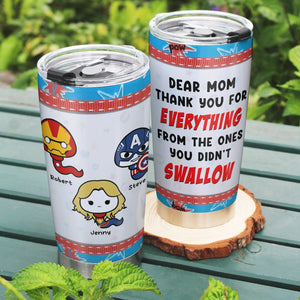 Mother, Dear Mom Thank You For Everything, Personalized Tumbler, Mom Gifts, 02OHPO290323 - Tumbler Cup - GoDuckee