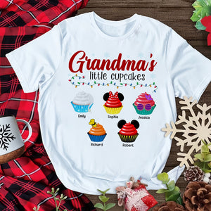 Grandma's Little Cupcakes-Personalized Sweatshirt-Gift For Family- Christmas Gift- 04qhqn211023qn - Shirts - GoDuckee