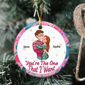 Couple, You are the one, Personalized Ornament, Christmas Gifts For Couple - Ornament - GoDuckee