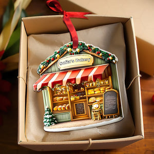 Personalized Gifts For Baker Christmas Ornament, Baking Store 02tgmh151124