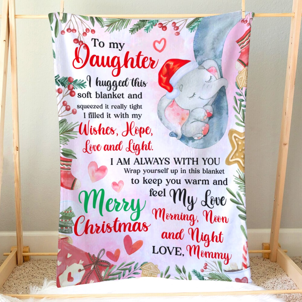 Mother, I Am Always With You, Personalized Blanket, Christmas Gifts For Kid - Blanket - GoDuckee