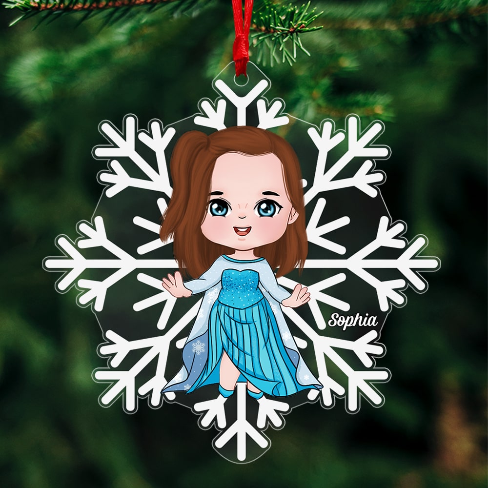 Kids-Personalized Acrylic Ornament- Gift For Kids- Christmas Gift- PW17-AONMT- 04acqn051023ha - Ornament - GoDuckee