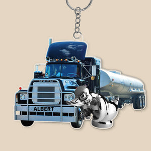 Legendary Truck- Personalized Keychain-Gift For Truck Lover-05qhqn100823 - Keychains - GoDuckee