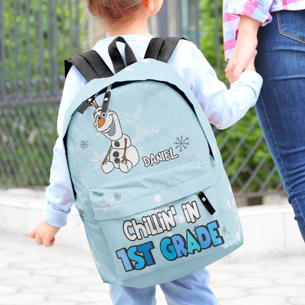 Chillin' In 1st Grade, Personalized BackPack, Gift For Kid, 01HTPO2806 Chillin' In 1st Grade, Personalized BackPack, Gift For Kid, 01HTPO2806