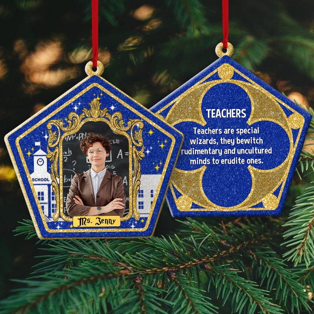 Teachers are special, Personalized Custom Photo Ornament, Christmas Gift For Teachers, 02HTPO290823 - Ornament - GoDuckee