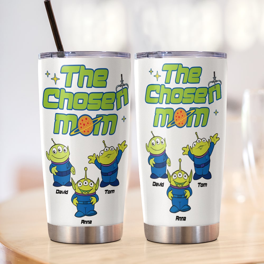 Personalized Gifts For Mom Tumbler The Chosen Mom 04totn260224 Mother's Day Gifts - Tumbler Cups - GoDuckee