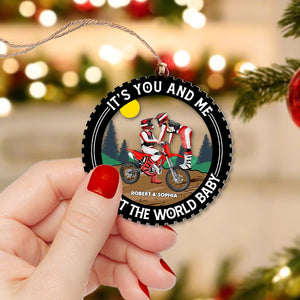 The Couple, You And Me, Personalized Ornament, Christmas Gifts For Couple, 02QHPO031123PA - Ornament - GoDuckee