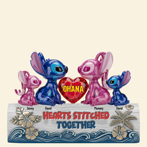 Blue Monster Family Plaque - Personalized Gifts For Family 01ohtn310525 - Shaped Plaques - GoDuckee