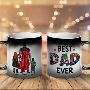 Personalized Gifts For Father Coffee Mug Happy Best Dad Ever 012QHQN290324PA - Coffee Mugs - GoDuckee