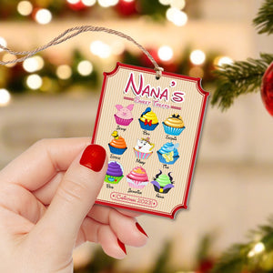 Grandma, Nana's Sweet Treats, Personalized Ornament, Christmas Gifts For Grandma, 03OHPO251023 - Ornament - GoDuckee