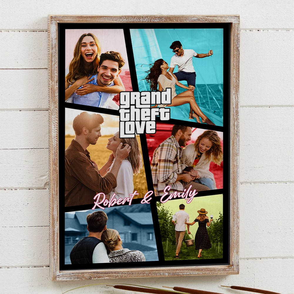 Custom Photo Couple Canvas, Couple Gifts, Vanlentine Gifts, 02NAPO091223 - Poster & Canvas - GoDuckee