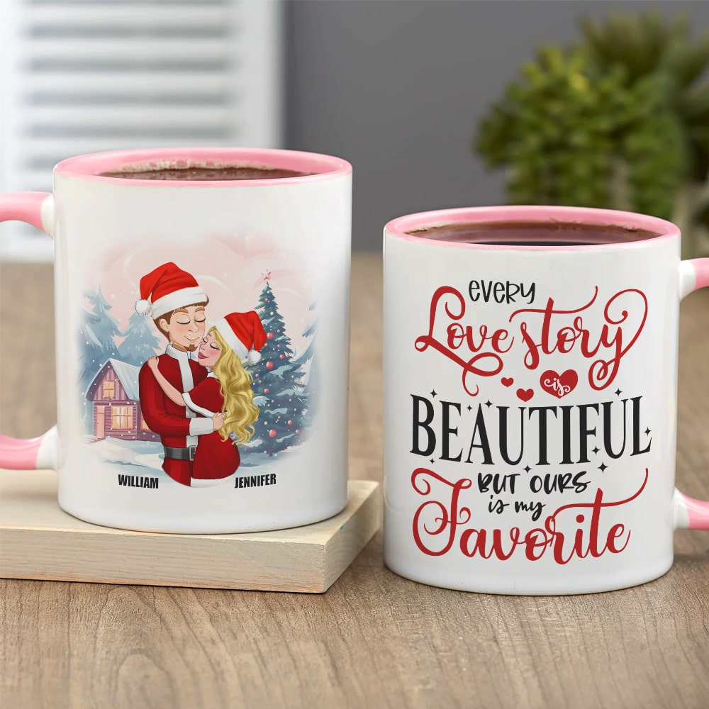 Christmas Mug Personalized Christmas Coffee Mug Custom Holiday Mug Initial  Mug With Name Secret Santa Gift Personalized Xmas Gift 