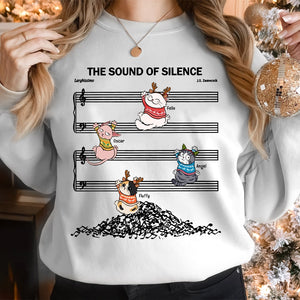 Cats, Cat Funny Music Notes, Personalized Shirt, Christmas Gifts For Cat Lovers, 01ACQN211023EEA - Shirts - GoDuckee