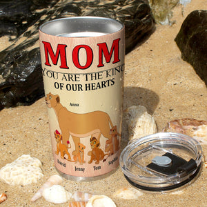 Personalized Gifts For Mom Tumbler You're The King Of Our Hearts 01OHTN260124 Mother's Day Gifts - Tumbler Cups - GoDuckee