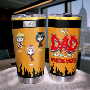 Best Dad Ever, Personalized Tumbler, Gifs For Dad, 03TOPO121223HA - Tumbler Cup - GoDuckee