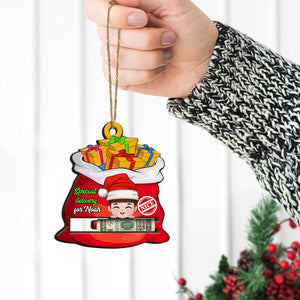 Kids, Special Delivery, Personalized Ornament, Christmas Gift For Kids - Ornament - GoDuckee