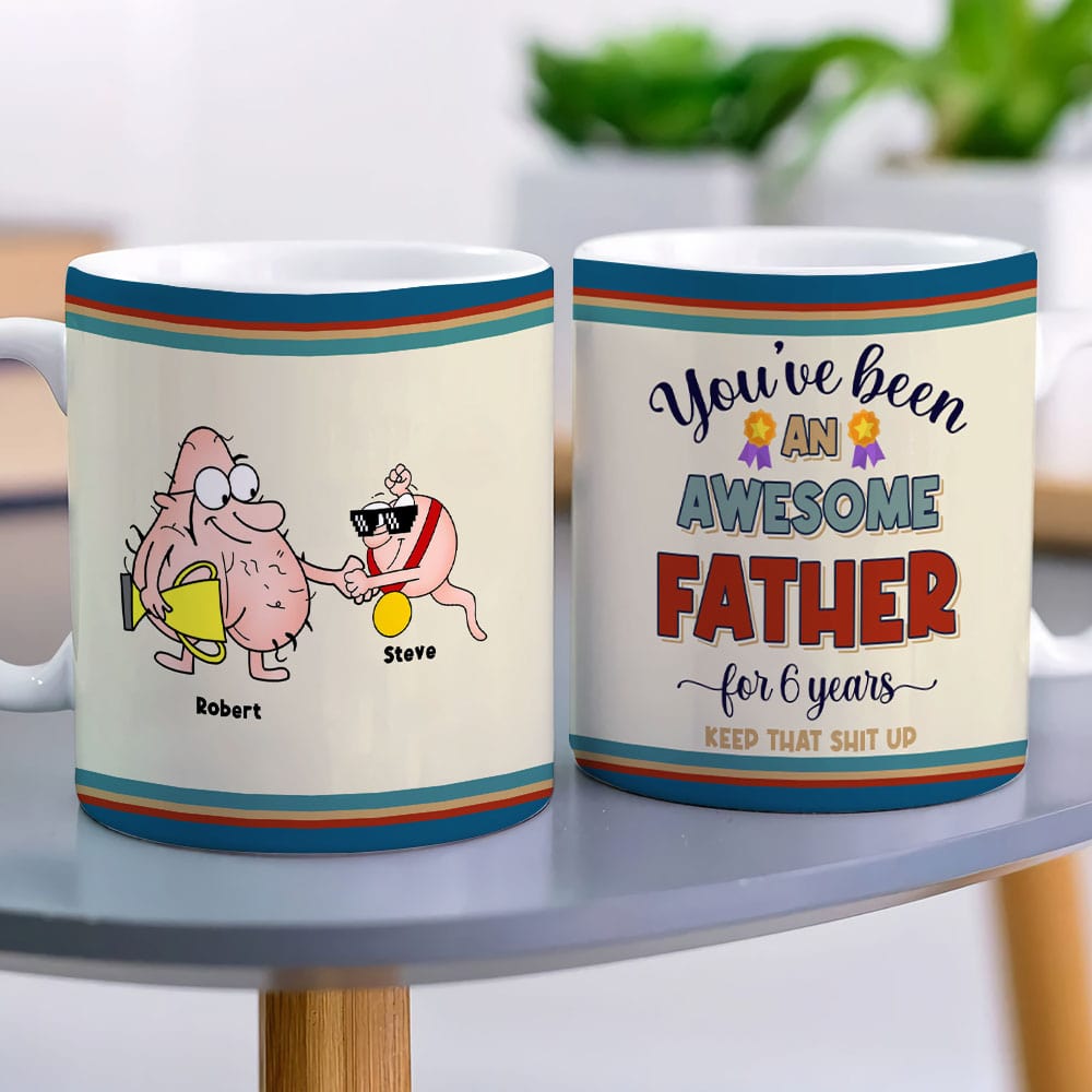 Father, You've Been An Awesome Father, Personalized Mug, Father Gifts - Coffee Mug - GoDuckee