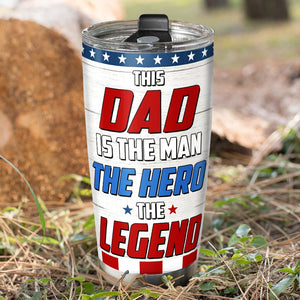 Father, Best Dad Ever, Personalized Tumbler, Gifts For Dad, 04DNPO090523TM - Tumbler Cup - GoDuckee