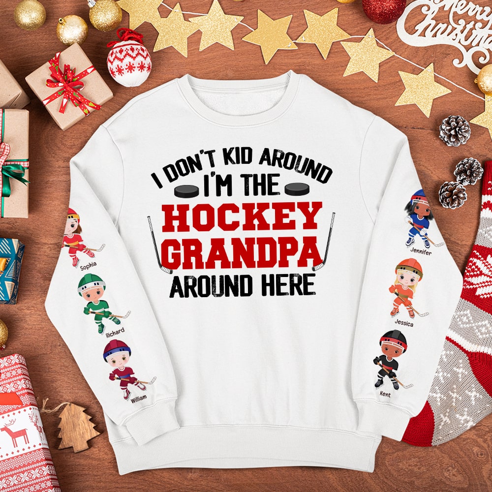 I Don't Kid Around-Personalized Sweatshirt 3DAP-Gift For Family- Christmas Gift- Family Sweatshirt - AOP Products - GoDuckee