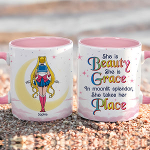 Personalized Gifts For Cartoon Lovers Coffee Mug She Takes Her Place 02toqn020324hh - Coffee Mugs - GoDuckee