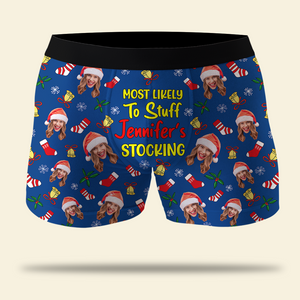 Custom Photo Gifts For Christmas Men's Boxers and Women's Brief 01xqpu120924 - Boxer Briefs - GoDuckee