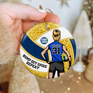 Personalized Gifts For Volleyball Players Ornament 01HUDT291024TM - Ornament - GoDuckee