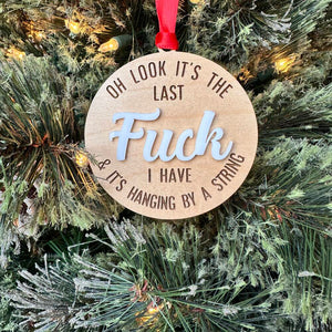 Personalized Gifts For Christmas Ornament It's My Last 04ACXX081024 - Ornament - GoDuckee