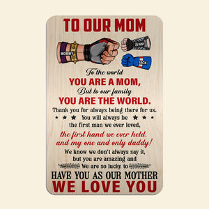 Personalized Gifts For Dad/Mom Wallet Card 02totn220125ha - Wallet Card - GoDuckee