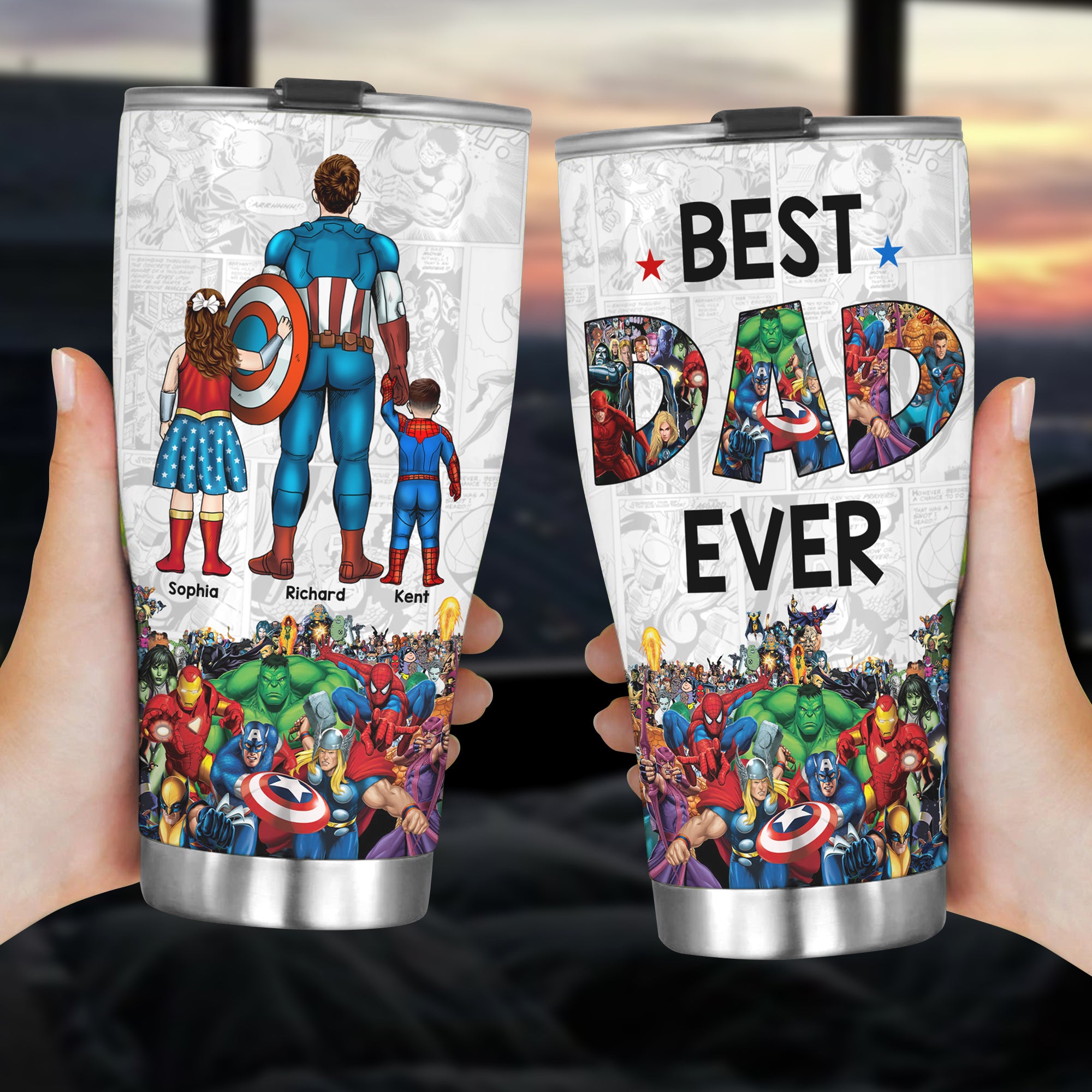 Personalized Gifts For Dad Tumbler 02qhqn150524pa Father's Day - Tumbler Cups - GoDuckee