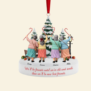 Personalized Gifts For Christmas, Old Friend Acrylic Ornament 02nata181025 - Ornament - GoDuckee