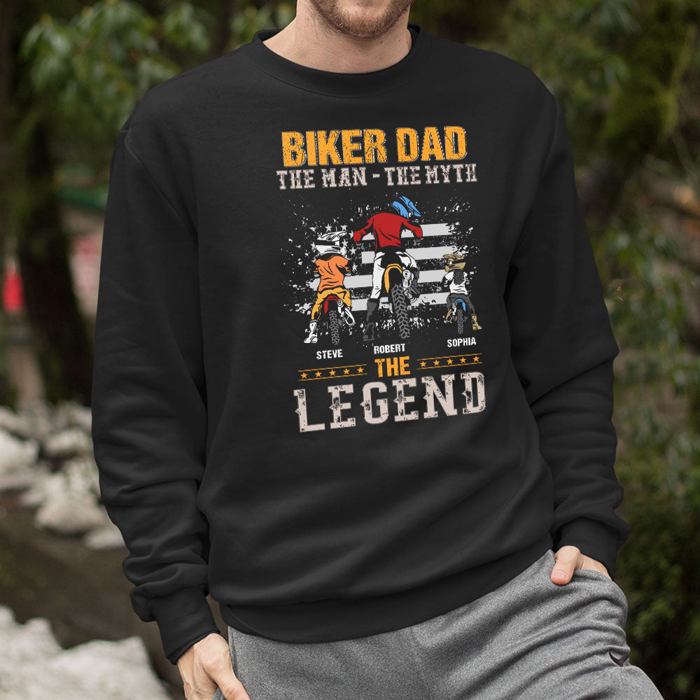 Dad The Man The Myth The Legend Dad Shirt Personalized Gift For