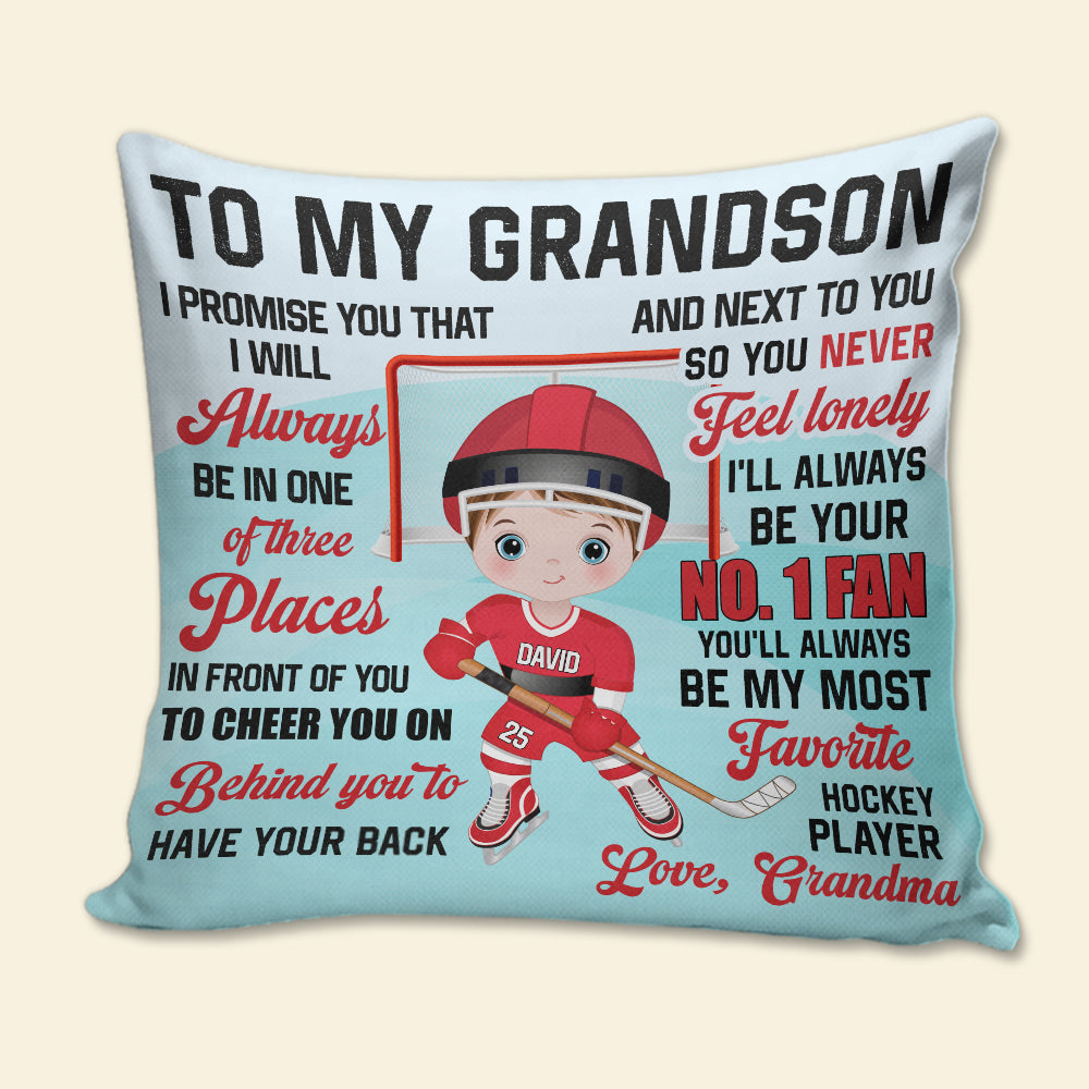 Love Hockey Pillows | LookHUMAN