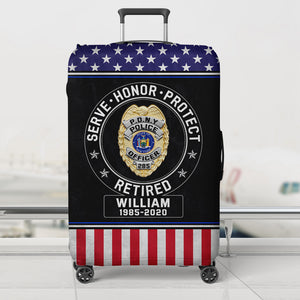 Custom Badge Gifts For Police Luggage Cover 02qhqn300724 - Luggage Covers - GoDuckee