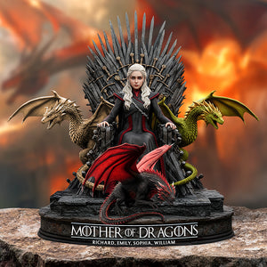 Mother Of Dragons - Personalized Gifts For Mother 04QHQN260425 - Shaped Plaques - GoDuckee