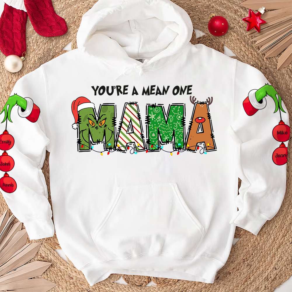 Green Family, Gift For Family, Personalized 3D Shirt, Ornament Custom Name Shirt, Christmas Gift 04NAHN280823-1 - AOP Products - GoDuckee
