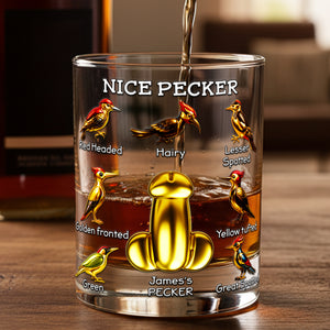 Naughty Bit Round Glass - Personalized Gifts For Him 02NALU251125 - Glass - GoDuckee