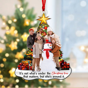 Custom Photo Gifts For Family Christmas Ornament 03kaqn180924 - Ornament - GoDuckee