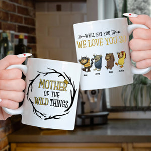 Personalized Gifts For Mom Coffee Mug Mother Of The Wild Things 02NAHN270324 - Coffee Mugs - GoDuckee