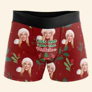 Custom Photo Gifts For Man Boxer Christmas 02XQMH100924 - Boxer Briefs - GoDuckee