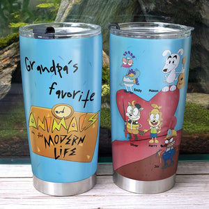 Personalized Gifts For Grandpa Tumbler 03HTMH290524 - Tumbler Cups - GoDuckee