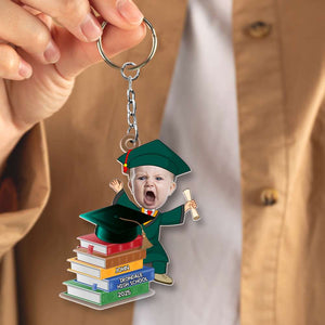 Personalized Custom Photo Gift For Kids Acrylic Keychain Graduation 04OHMH171224 - Keychains - GoDuckee