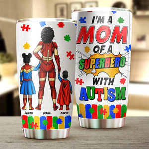 Personalized Gifts For Mom Tumbler 03kaqn240225pa Autism Awareness - Tumbler Cup - GoDuckee