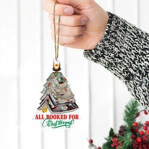 Gifts For Book Lovers Christmas Tree Ornament 05HUDT161024 - Ornament - GoDuckee