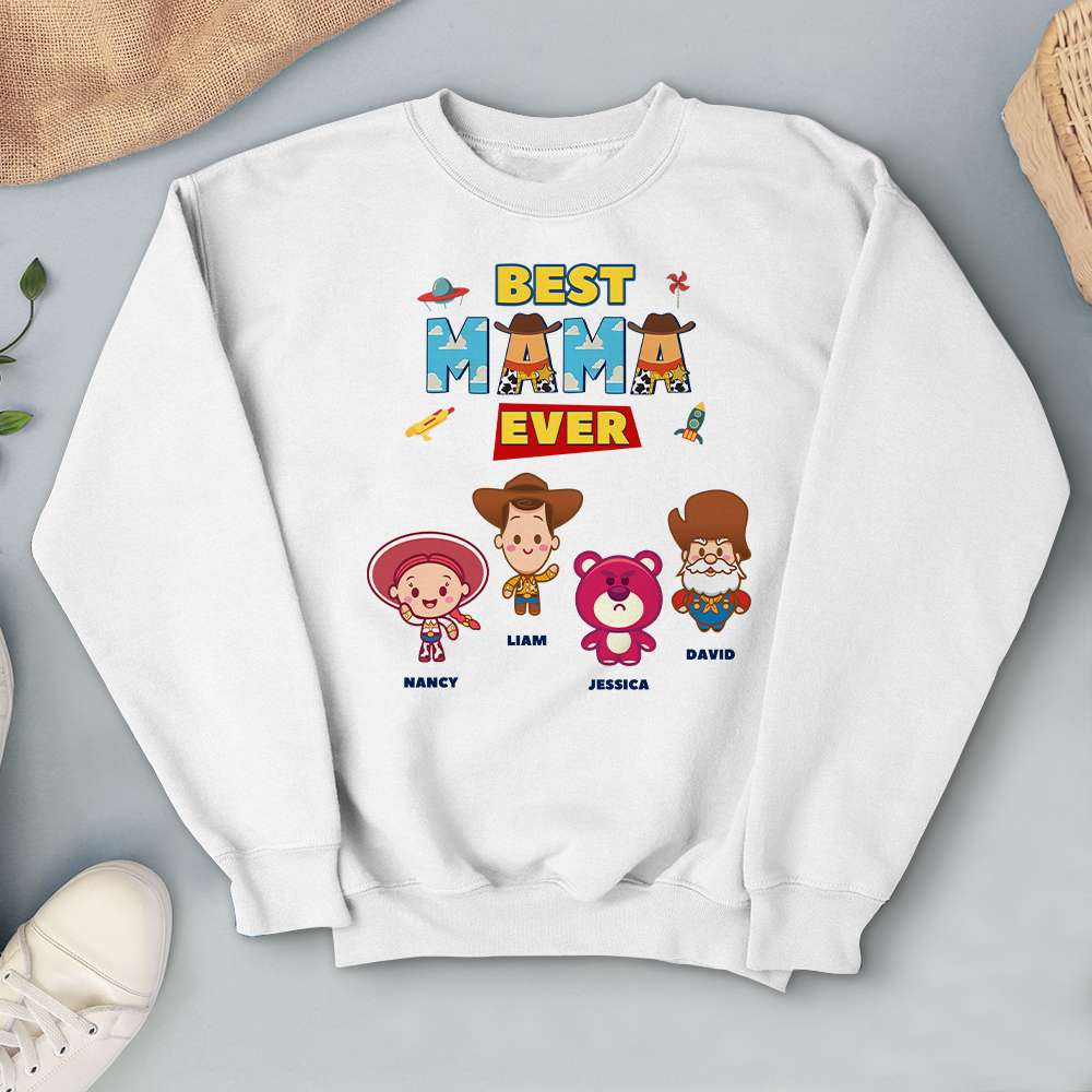 Personalized Gifts For Mom Shirt Best Mama Ever 01KAPU280224 - 2D Shirts - GoDuckee