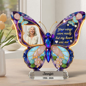 Memorial Acrylic Plaque - Custom Photo Gifts For Heaven 02naqn270525 - Shaped Plaques - GoDuckee