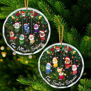 Personalized Gifts For Family Christmas Ornament 04acpu071024 - Ornament - GoDuckee