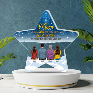Personalized Gifts For Mom Plaque We Love You - Shaped Plaques - GoDuckee