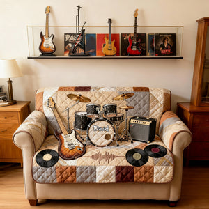 Rock & Roll Spirit Sofa Cover - Personalized Gifts For Rock Lovers 05NALU270126 - Sofa Cover - GoDuckee