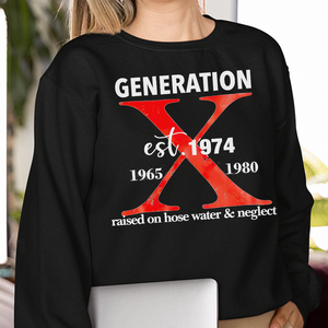 Customized Year Of Birth Generation X Shirt 225acxx260824 - Shirts - GoDuckee