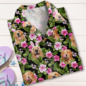 Custom Pet Personalized Hawaiian Shirt, Family Matching Shirt, Family Gift - Hawaiian Shirts - GoDuckee